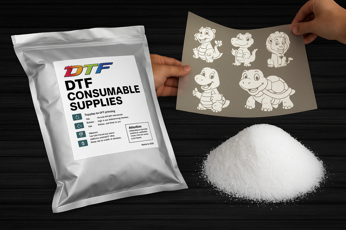 Understanding DTF Consumables (Films, Inks, and Powder)