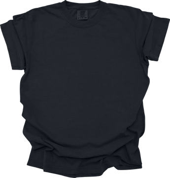 Comfort Colors 1717CL – Black Size S - Front View