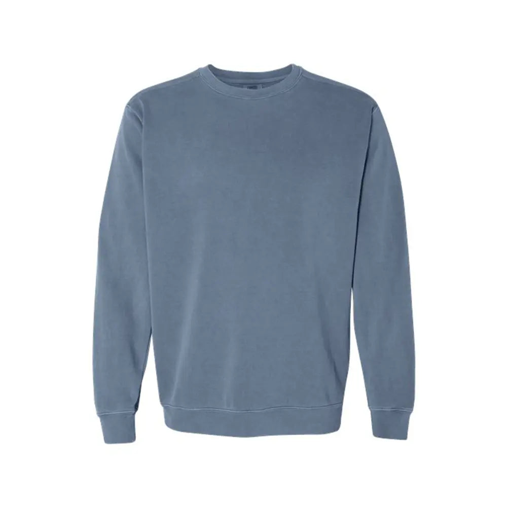 Comfort Colors 1566 Garment-Dyed Crewneck Unisex Sweatshirt - Iris DTF