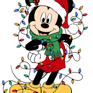 Mickey Mouse Christmas DTF Ready to Press V3 | Iris DTF