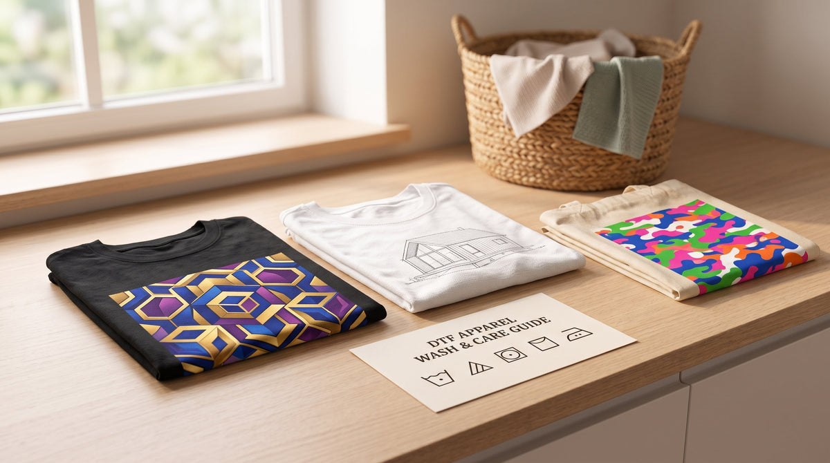 How to Prewash and Care for Blank Apparel Before and After DTF Printing