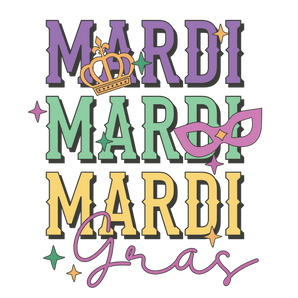 Mardi Gras Party DTF Design - Ready to Press | Iris DTF