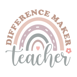 Difference Maker Teacher Day Design | Iris DTF