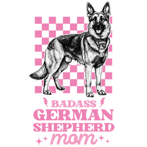 Badass German Shepherd Mom Design | Iris DTF