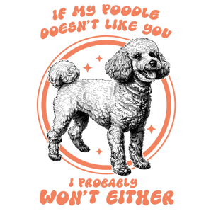 Cute Poodle Design - DTF Ready To Press
