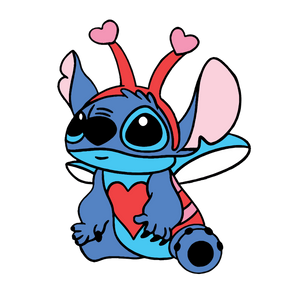 Disney Lilo and Stitch Valentine's Day Design | Iris DTF
