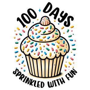 100 Days Sprinkled with Fun School Design | Iris DTF