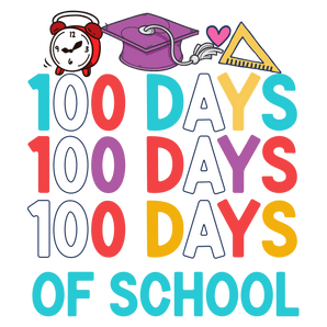 100 Days of School Math Lover Design | Iris DTF