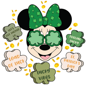 Minnie Mouse Feeling Lucky Saint Patrick's | Iris DTF