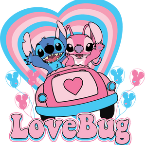 Disney Stitch - Love Bug Valentine's Day Design | Iris DTF