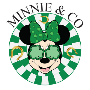 Minnie Mouse Co Saint Patrick's Day Design | Iris DTF