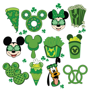 Disney Mickey Mouse St. Patrick's Day Design | Iris DTF