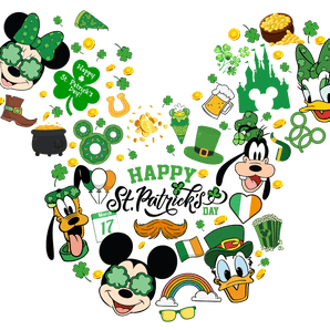 Mickey Mouse - Happy St. Patrick's Day Design | Iris DTF