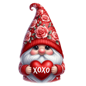 Gnome XOXO Valentine's Day Design | Iris DTF