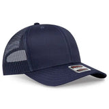 OTTO CAP 112-1 6-Panel Mid-Profile Mesh Trucker Hat - Iris DTF 