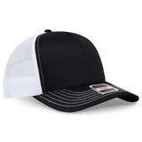 OTTO CAP 112-1 6-Panel Mid-Profile Mesh Trucker Hat - Iris DTF 