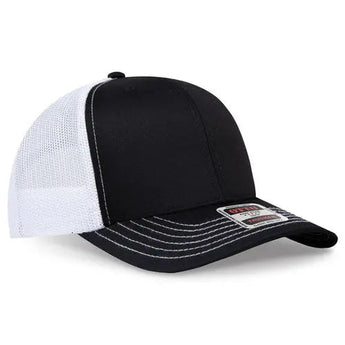 OTTO CAP 112-1 6-Panel Mid-Profile Mesh Trucker Hat - Iris DTF 