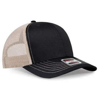 OTTO CAP 112-1 6-Panel Mid-Profile Mesh Trucker Hat - Iris DTF 