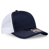 OTTO CAP 112-1 6-Panel Mid-Profile Mesh Trucker Hat - Iris DTF 