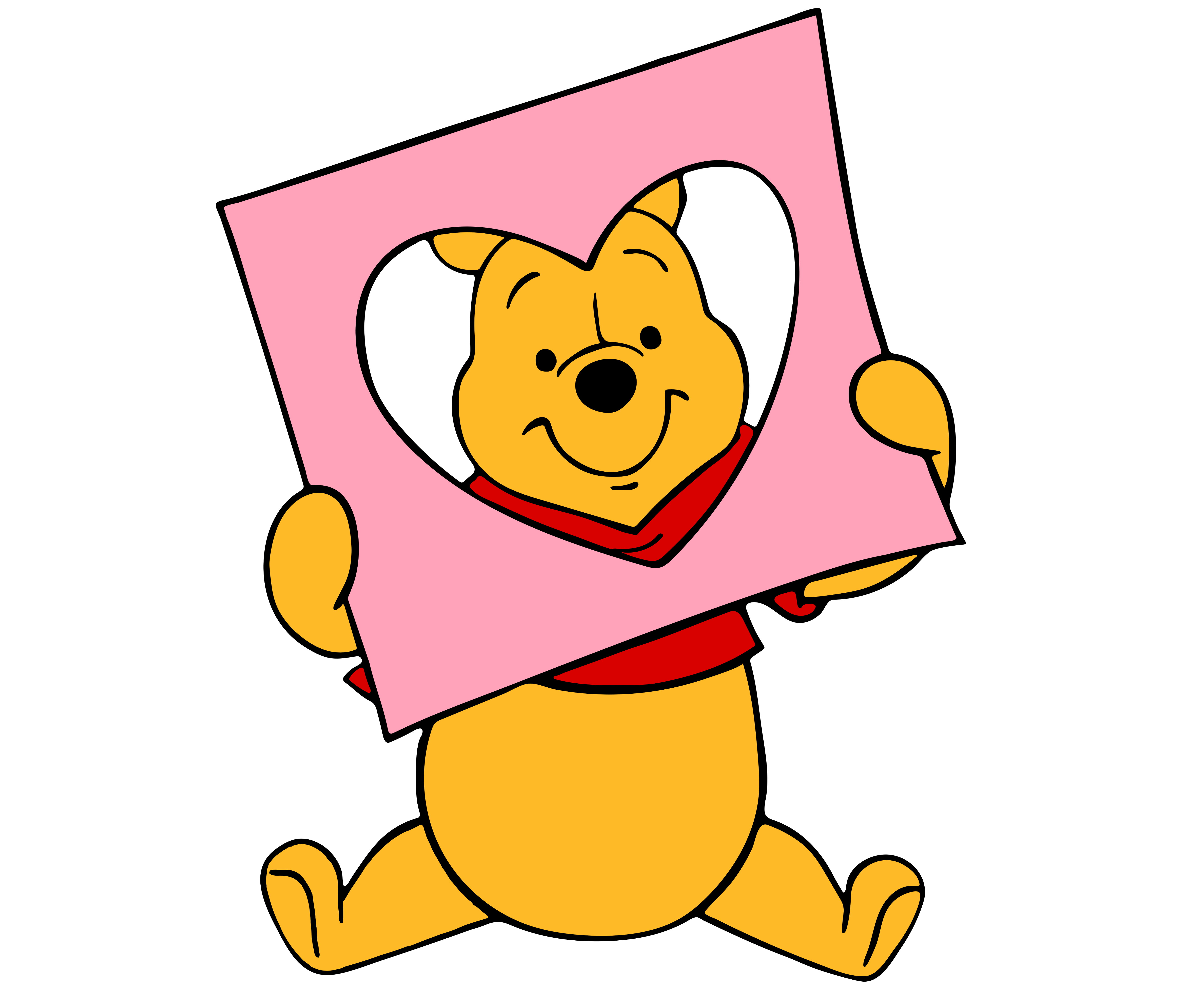 Winnie the Pooh - Valentine's Day Heart Design | Iris DTF