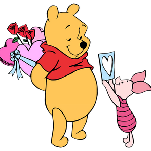 Winnie the Pooh Piglet Couple Design | Iris DTF