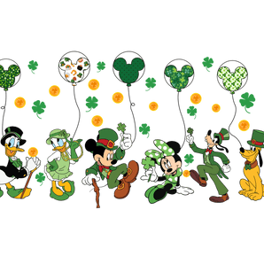 Mickey Mouse Friend St. Patrick's Day Design | Iris DTF