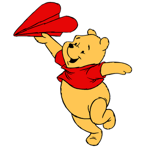 Winnie The Pooh Be Mine Design - DTF Ready To Press