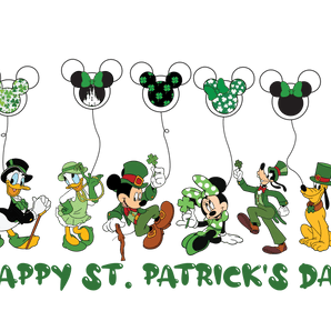 Mickey Mouse Happy St. Patrick's Day Design V1 | Iris DTF