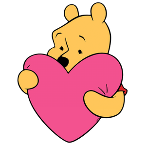 Winnie the Pooh Valentine's Boy Friends Design | Iris DTF