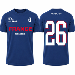 FIFA World Cup 2026 France T-Shirt – Official "We Are 26" Les Bleus Tee