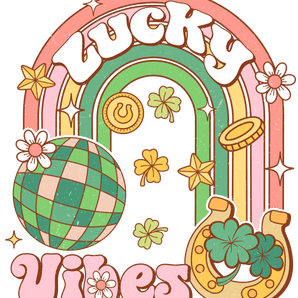 Lucy Vibes Happy Patrick's Day Design | Iris DTF
