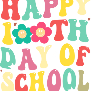 Happy 100 Days of School Student Design | Iris DTF