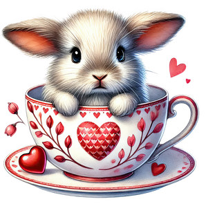 Valentine's Day Bunny Love Design | Iris DTF