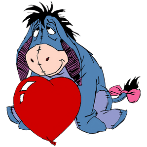 Eeyore Heart Winnie the Pooh Design | Iris DTF