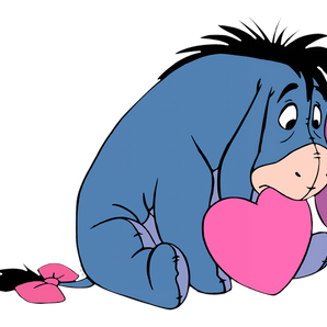 Winnie the Pooh Eeyore Heart Valentine's Day | Iris DTF