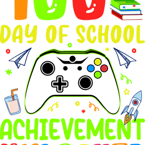100 Days Brighter Teacher Design - DTF Ready To Press