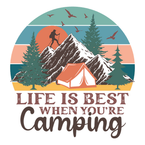 Camping Design - DTF Ready To Press