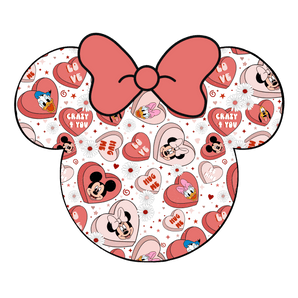 Disney Minnie Mouse - Hug Me Valentine Design | Iris DTF