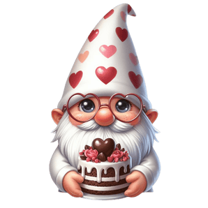 Gnome Cake for Your Valentine's Day Design | Iris DTF