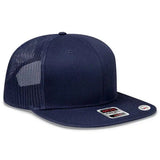 OTTO SNAP 141-1070 6-Panel Pro Style Mesh Trucker Hat - Iris DTF 
