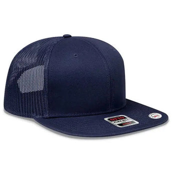 OTTO SNAP 141-1070 6-Panel Pro Style Mesh Trucker Hat - Iris DTF 