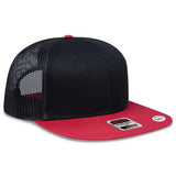 OTTO SNAP 141-1070 6-Panel Pro Style Mesh Trucker Hat - Iris DTF 
