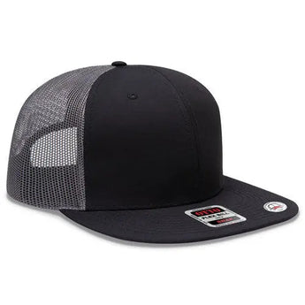 OTTO SNAP 141-1070 6-Panel Pro Style Mesh Trucker Hat - Iris DTF 