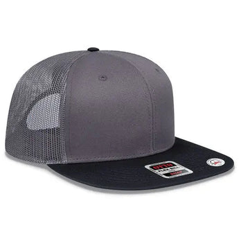 OTTO SNAP 141-1070 6-Panel Pro Style Mesh Trucker Hat - Iris DTF 