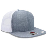 OTTO SNAP 141-1070 6-Panel Pro Style Mesh Trucker Hat - Iris DTF 