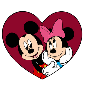 Minnie and Mickey Valentine Design | Iris DTF