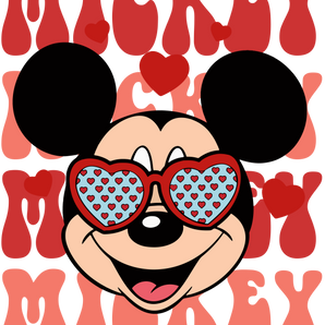 Mickey Mouse Love DTF Design Ready to Press | Iris DTF