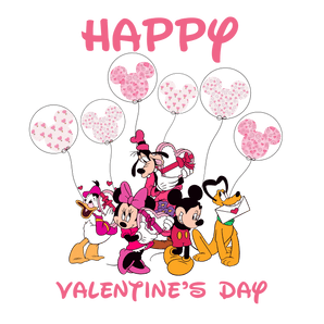 Happy Valentine's Mouse DTF Ready to Press V2 | Iris DTF