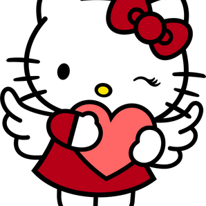 Hello Kitty Valentine's Day Heart DTF (V1) | Iris DTF