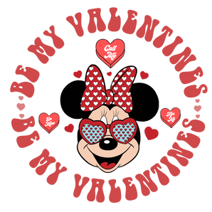 Be My Valentine Minnie Mouse Valentine's Day | Iris DTF